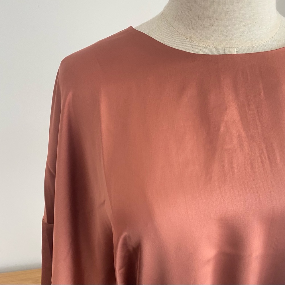 H&M | MAXI DRESS | BURNT ORANGE | SIZE 18 - Picture 9 of 13